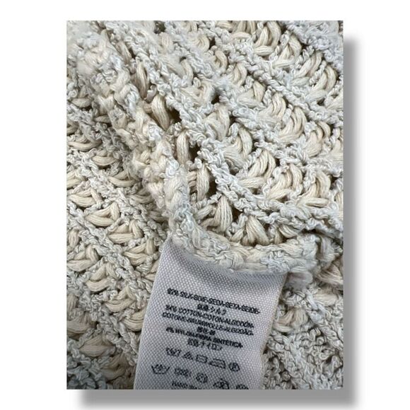 Free People I’ll Be Around Oversized Open Front Fringe Cardigan Size Extra Small - Picture 4 of 5